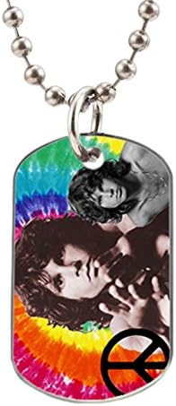 Jim Morrison Custom Personlized Round Dog Tag ID Necklaces pendant