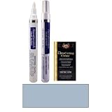 1 2 Oz. Light Blue Metallic Paint Pen Kit for 1988 Pontiac Lemans (22U 9512 28L) by PaintScratch Automotive Touch Up Paint