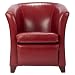 Lorraine Bicast Leather Tub Chair - 2 Colors!