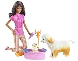 Barbie Reality Clean Up Pup African American Doll Playset