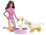 Barbie Reality Clean Up Pup African American Doll Playset