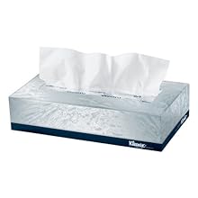 Kimberly-Clark Kleenex 21606 Facial Tissue, 8-25/64" Length x 8-3/16" Width, White (48 Boxes of 125)