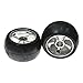 AlveyTech Solid Rear Wheels for Razor Ground Force Go Kart (Set of 2)
