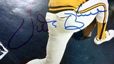 Vida Blue Autographed/Hand Signed Ebony Magazine PSA/DNA #P72148