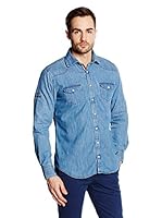 Pedro del Hierro Camisa Vaquera (Azul)