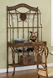 Mango "Mangana Brown Bark" Baker's Rack By Powell Furniture