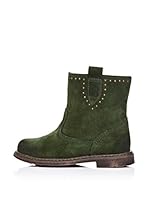 BILLOWY Botines Cremallera (Verde)