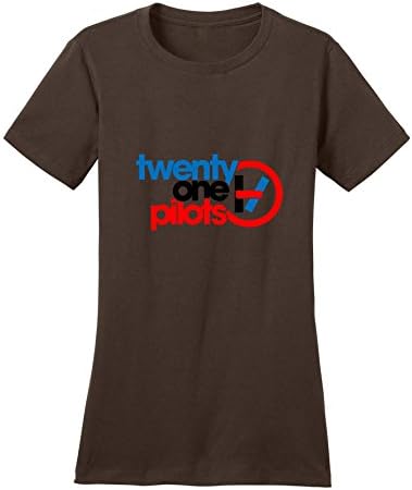 Pizi Band Tops Twenty One Pilots Shirt for Women Brown-M