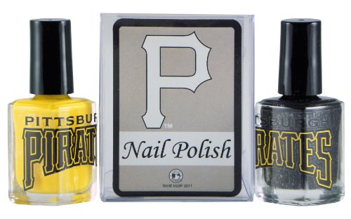 MLB Pittsburgh Pirates Two-Pack Team Colored Nail Polish