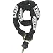 ABUS Fahrradrahmenschloss 4850 Chain 6KS85 loop, black, 85 cm
