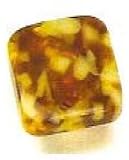 Laurey 35mm Square Knob- light tortoise