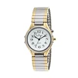 AK Anne Klein Women's 108511WTTI Expansion Band Easy to Read Two-Tone Instalite Watch
