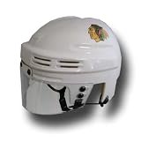 NHL Chicago Blackhawks Official Licensed Mini Player Helmets (White)