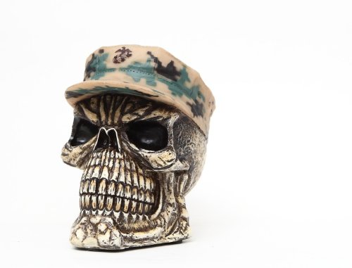US Marine Corps Skull Figurine