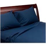 Review Divatex Home Fashions 159002-86 / Wamsutta 100% Egyptian Cotton Jersey Standard Pillowcases, Nocturne Blue