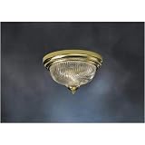 Kichler Polished Brass Flush Mount Ceiling Light