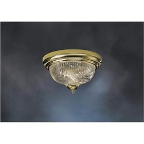 Kichler Polished Brass Flush Mount Ceiling Light by Kichler