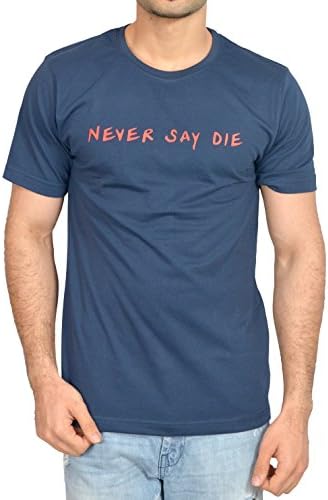 Men's Workout T-shirt (Large, Navy Blue)