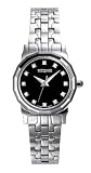Wittnauer Swiss Wrist Watches - Wittnauer Winter Garden Ladies Black Dial Diamond Watch