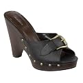 Women's Xhilaration® Tabina Buckle Clogs - Black