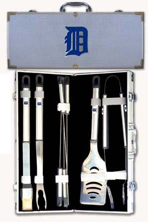 MLB Detroit Tigers 8 Piece BBQ Set