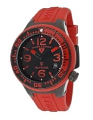 Swiss Legend Womens 11044P-BB-01-RBS Neptune Black Dial Red Silicone Watch