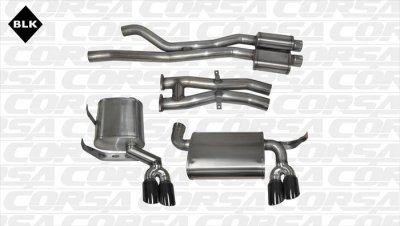 Corsa Performance 14567BLK Sport Cat-Back Exhaust System