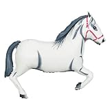 White Horse 43 Inch Huge Super Shaped Mylar Balloon