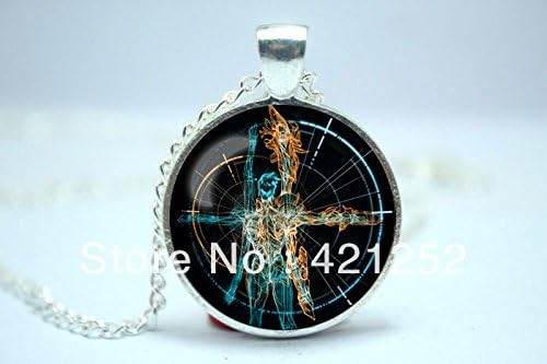 Pretty Lee 2015 Fashion Metroid Prime Scan Visor Log Inspired Glass Cabochon Dome Pendant Christmas gift
