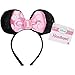 American Greetings Minnie Mouse 1st Birthday Headband, Black/Pink
