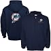 Miami Dolphins Navy Blue Touchback Full Zip Hoody Sweatshirt