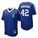 Men's Jackie Robinson #42 Brooklyn Dodgers In The Day Cooperstown BatAround Throwback Baseball Jerse(Size=X-LARGE)