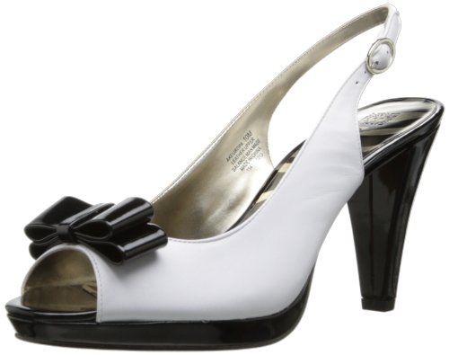 AK Anne Klein Women's Europa Leather Platform Pump