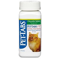 Virbac Pet-Tabs Supplement for Cats - 50 Tablet Count