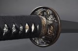 Fully Hand Forged Clay Temper Dragon Samurai Katana Sword #222