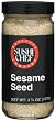 Sushi Chef Sesame Seed (White), 3.75-Ounce Glass Jars (Pack of 6)