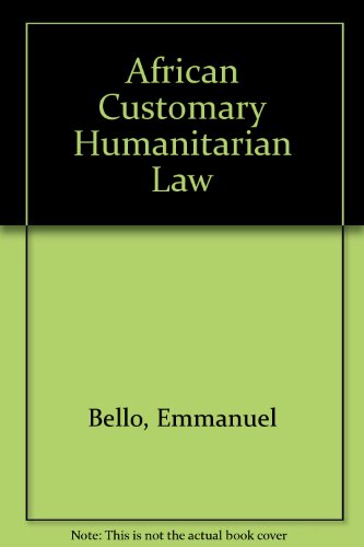 African Customary Humanitarian Law