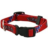 Texas Rangers Red Adjustable Pet Collar (Small)