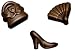 Silicone Chocolate Mold: Designer Outfit Articles 40mmx30mmx12mm Deep, 14 Cavities, T...