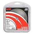 Mk Diamond 159404 4-1/2" Turbo Dry Cutting Masonry Circular Saw Blade