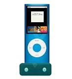 U-Bop Micro Pro FM Transmitter with Charging & Data Port for Apple iPod Nano 4G Chromatic 8GB, 16GB, iPod Nano 3G (Blue)