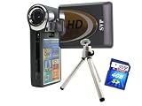 SVP T400-Black 1280x720p True HD Camcorder with 2.4 LCD (SVP 4GB SDHC Memory Card Included)