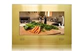Evervue LT 22 Gold Finish Stainless Steel Kitchen TV