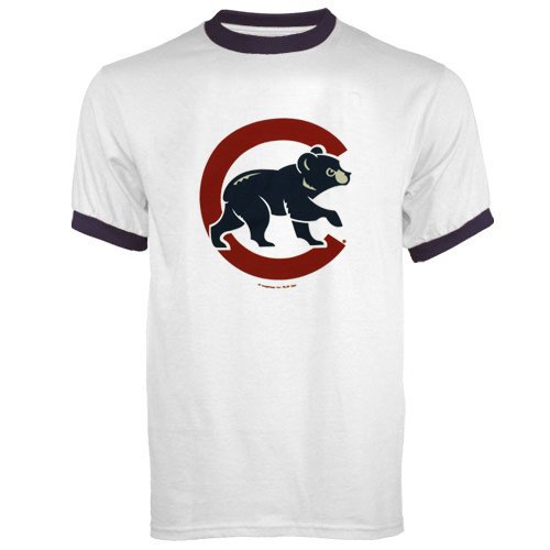Chicago Cubs 'Crawling Bear' Ringer Shirt by Majestic