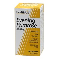 Evening Primrose Oil 1000mg + Vitamin E (Nachtkerzen�l) 60 veg.