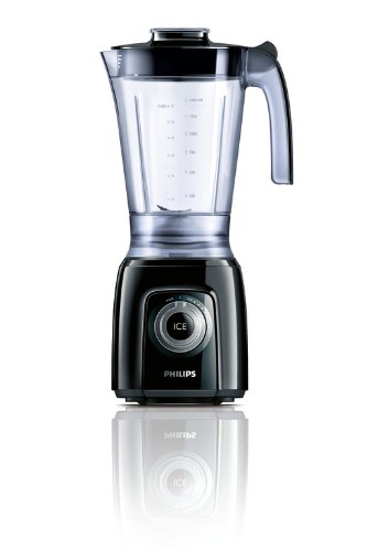 Philips HR2160 50 Blender with Pulse and Ice Crush  600 Watt  Black