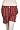JOHNSON Red Stripe Confederate Cuffed Shorts