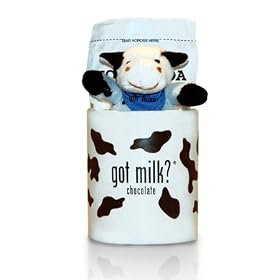 got milk? Gift Mug w/ stuffed Cow and Hot Cocoa mix