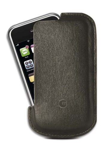 Macally mSleeve für iPhone 1G, Schwarz