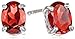 Amazon Collection Sterling Silver Oval Gemstone Earrings